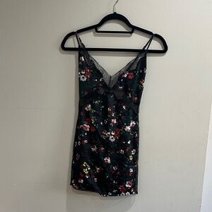 Victoria's Secret baby doll Multicolor Floral Lace Dress